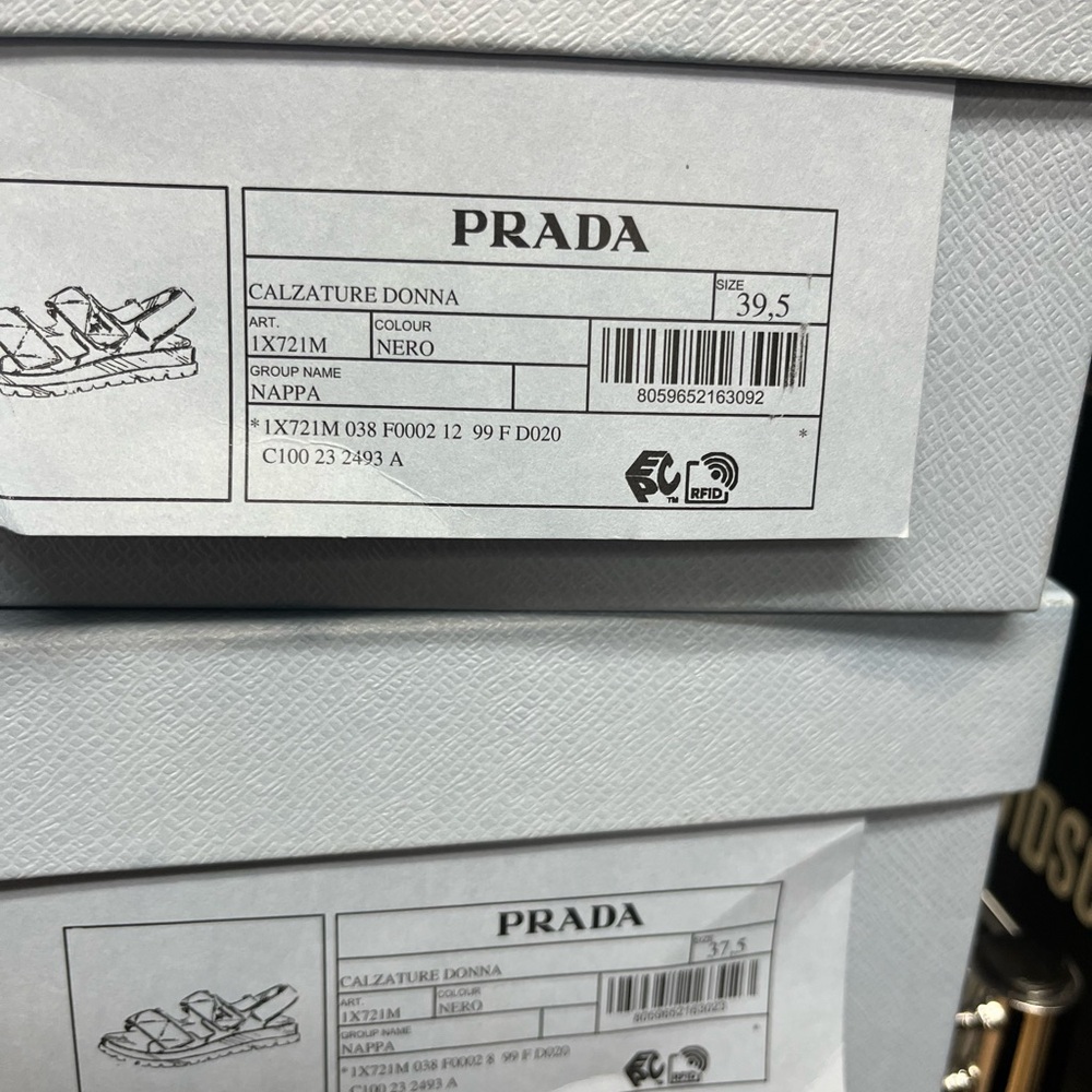 Prada Padded nappa leather sandals - Picture 7 of 7